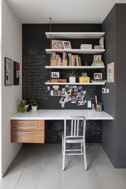 DIY-chalk-board-in-your-home-home-office-white-table