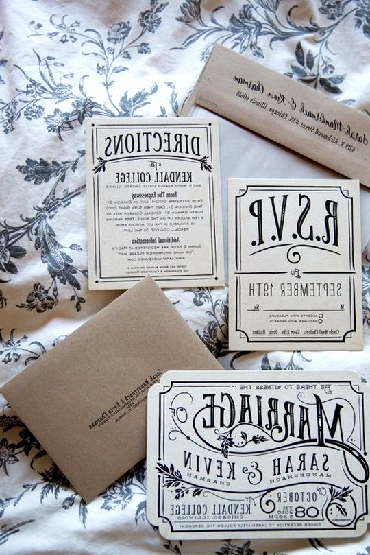 Magical harry potter themed wedding invitations