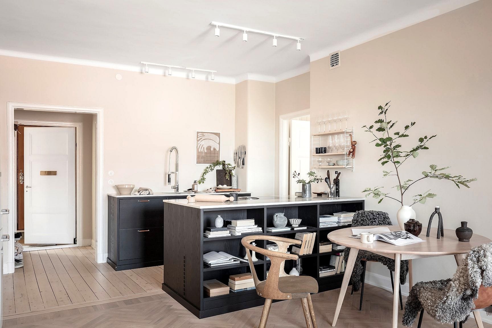 Cozy dwelling in beige