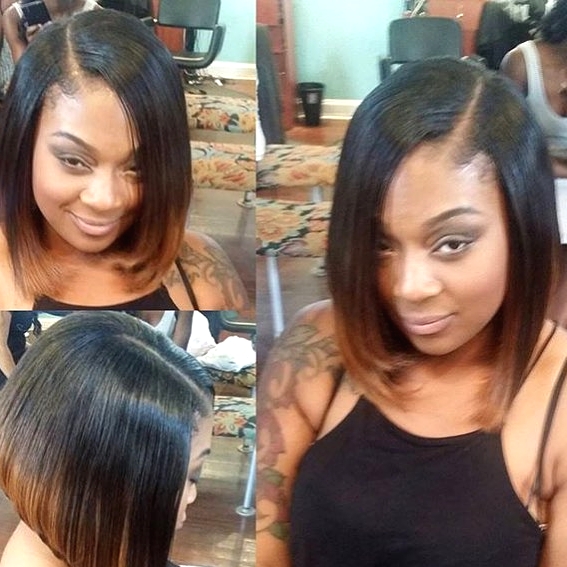 short bob hairstyle for black women