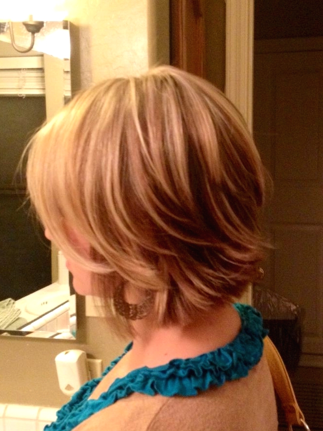 Fun Short Layered Hairstyle for Women