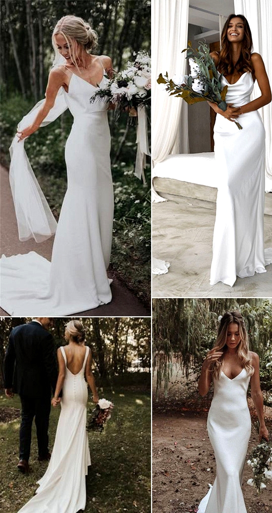 trending simple elegant wedding dresses