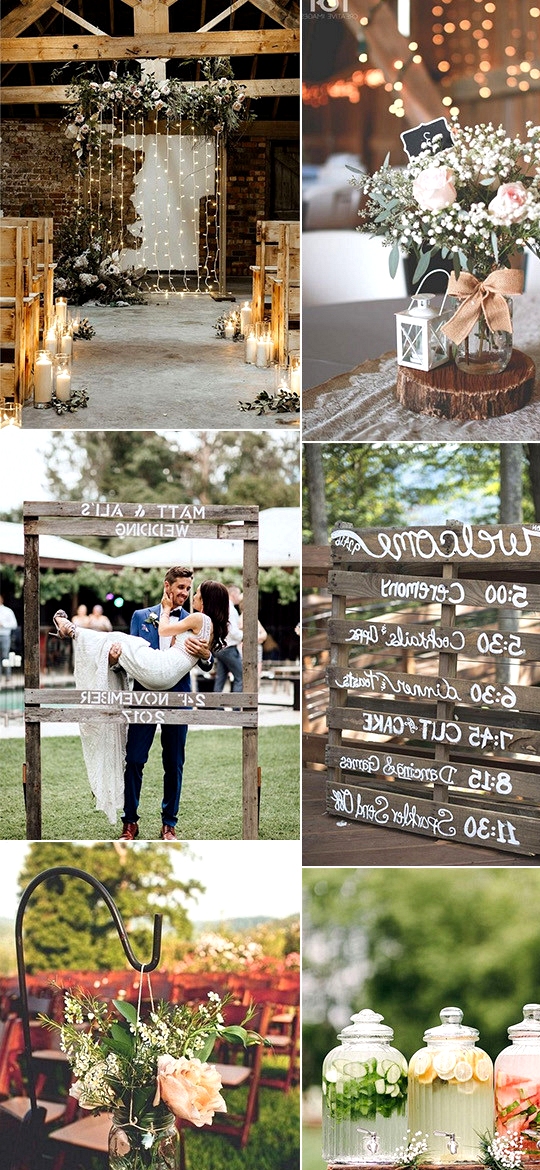 country rustic wedding decoration ideas