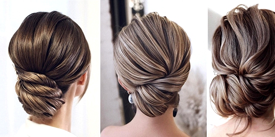 elegant updo wedding hairstyles
