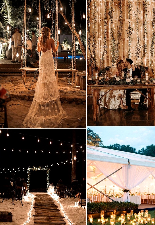 trending wedding ideas with lights for 2020