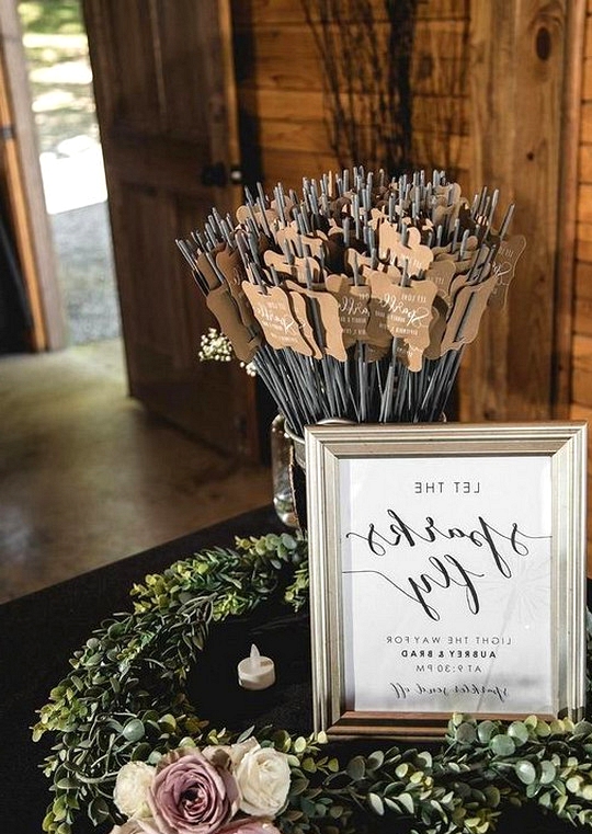 sparklers send off wedding ideas