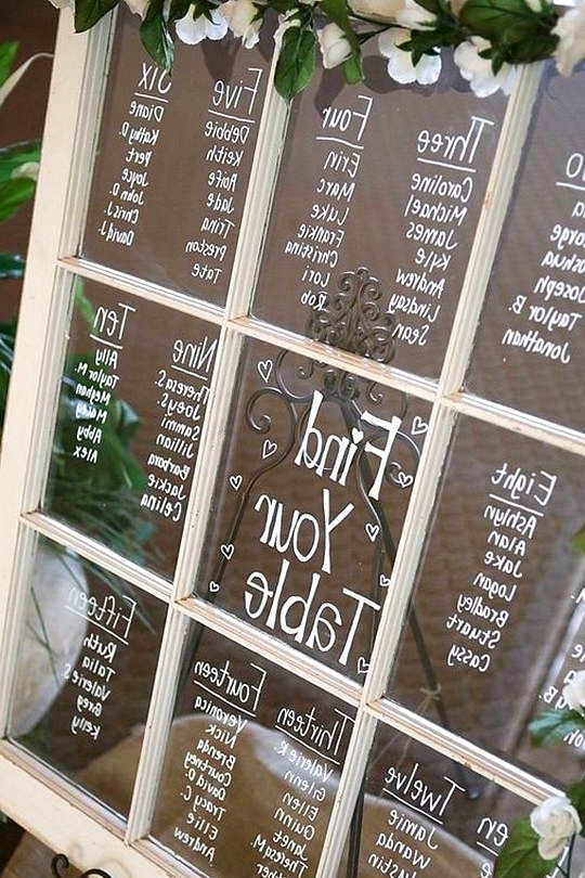 budget friendly wedding seating plan decoraiton ideas