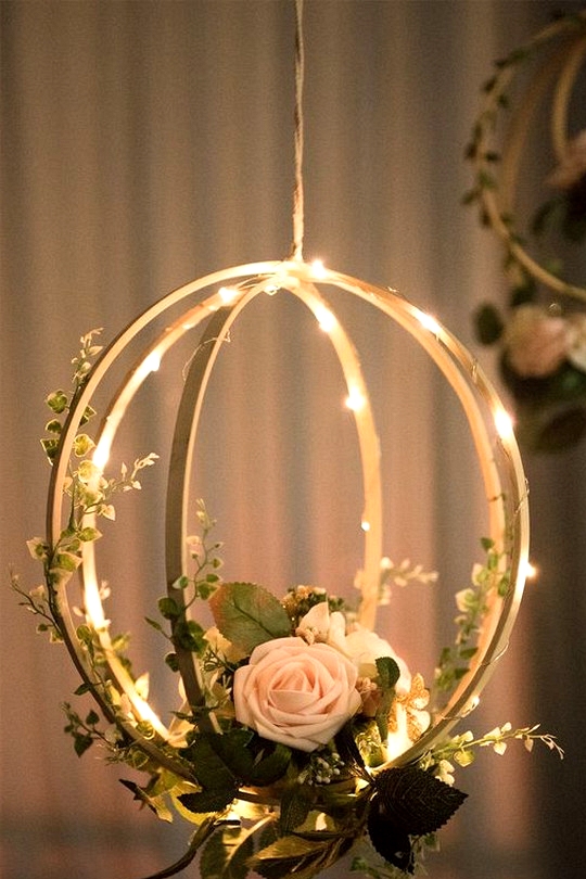 diy hanging wedding decoration ideas