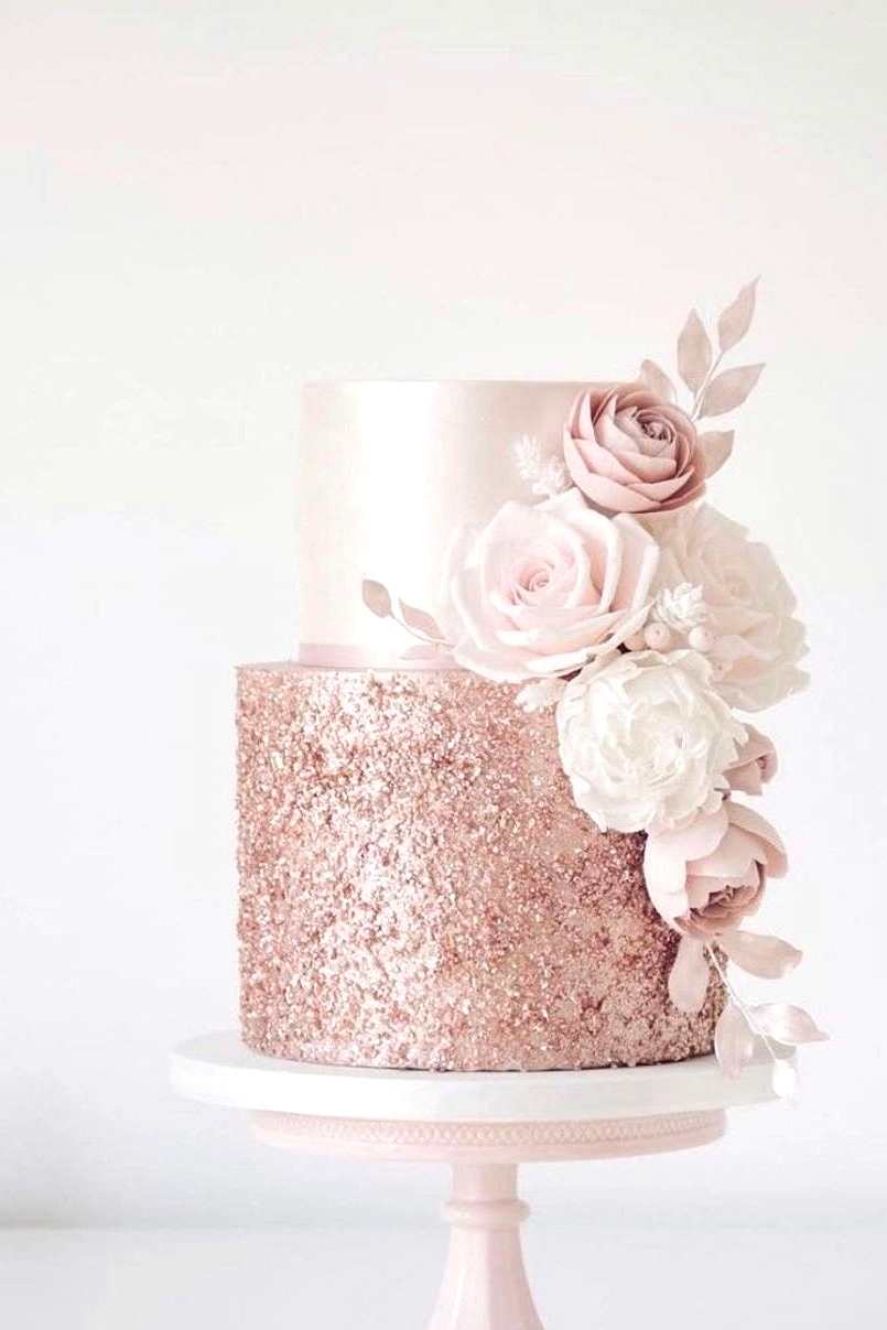 amazing wedding cakes luxury wedding cake with rose gold