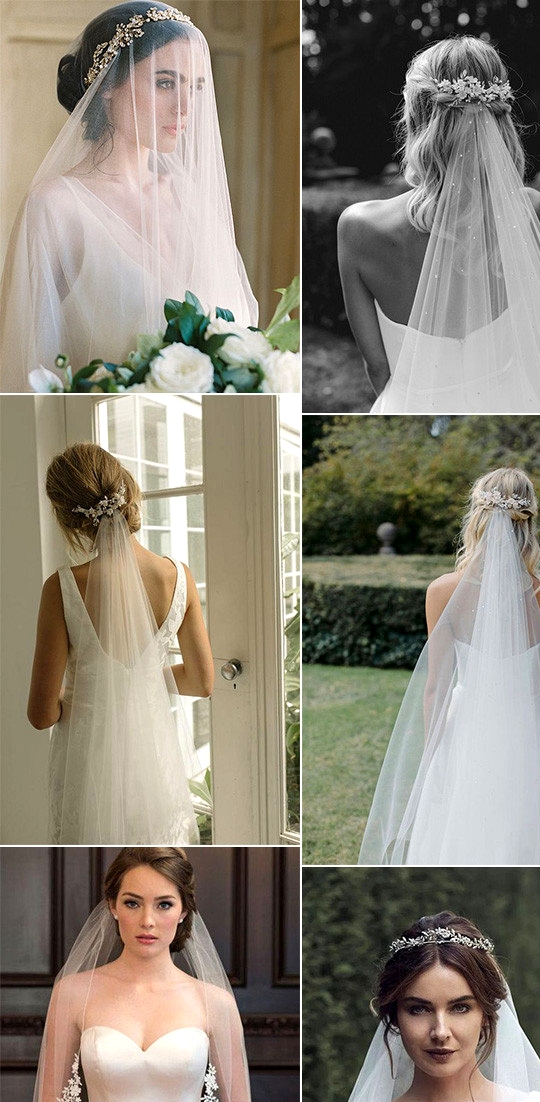 wedding hairstyles with veils and accessories for 2020