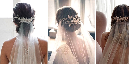 trending wedding hairstyles with veils