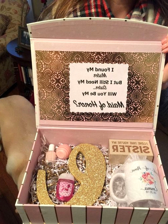 bridesmaid proposal gift box