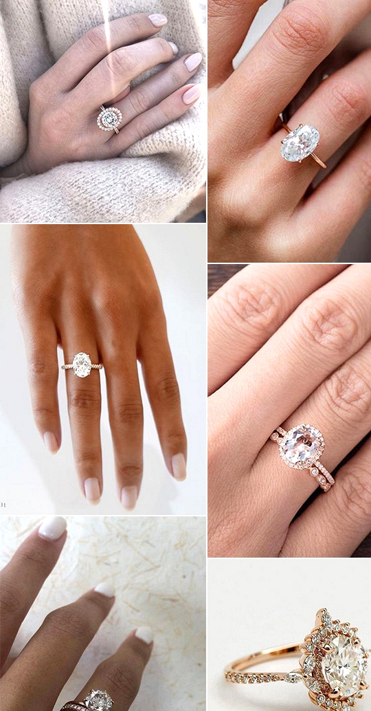 rose gold wedding engagement rings for 2020 trends