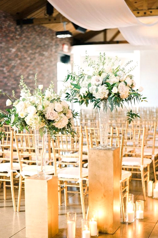 elegant indoor wedding ceremony ideas