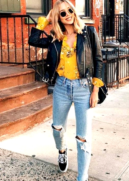 boyfriend-jeans-outfit-ideas-black-leather-jacket