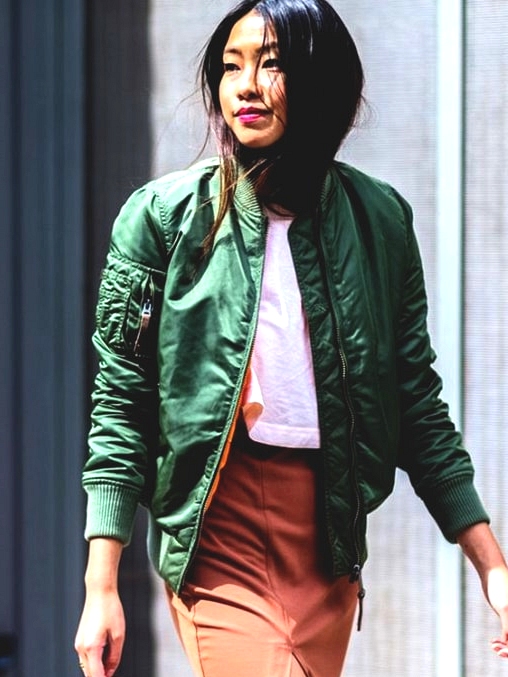 green-bomber-jacket-fall-school-fashion-trends