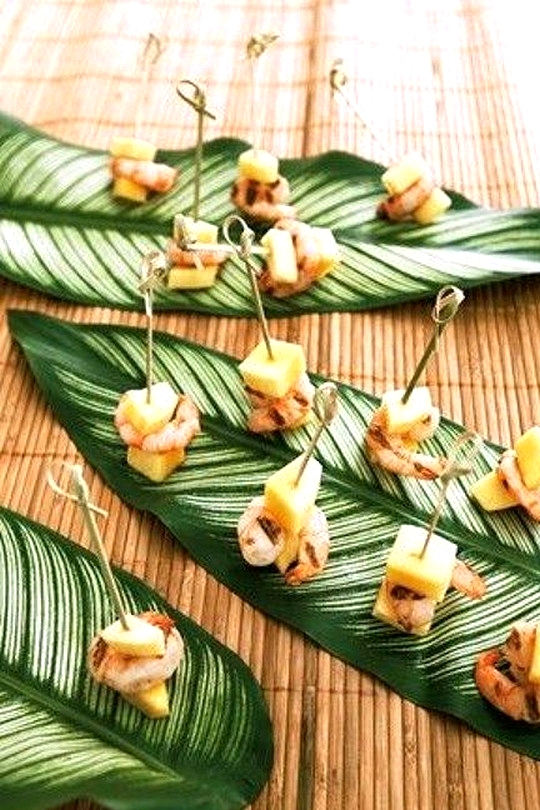 Delicious Tropical Wedding Food Ideas