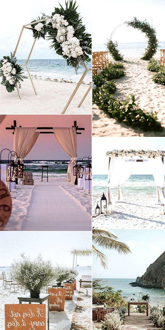 trending beach wedding ceremony ideas for 2020