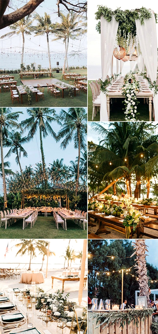 beach wedding reception decoration ideas for 2020