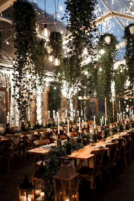 boho garden themed wedding reception ideas