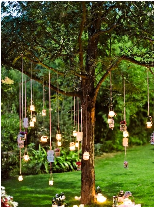 boho chic garden wedding decoration ideas