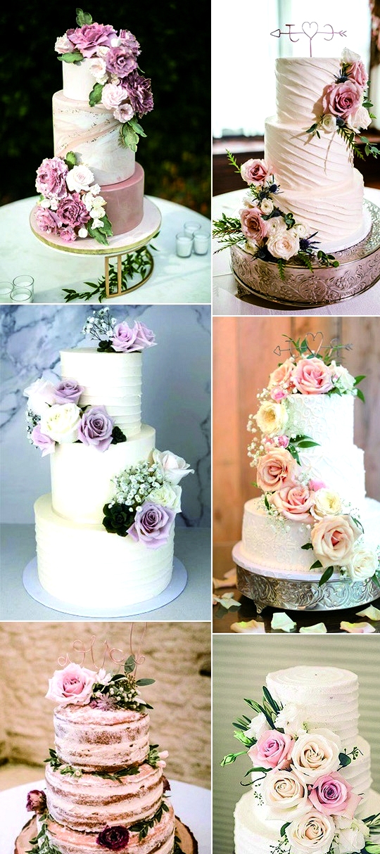 trending floral wedding cakes