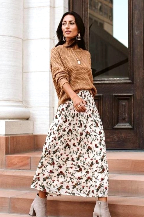 23 Skirt Fall Outfits That Are Attractive AF