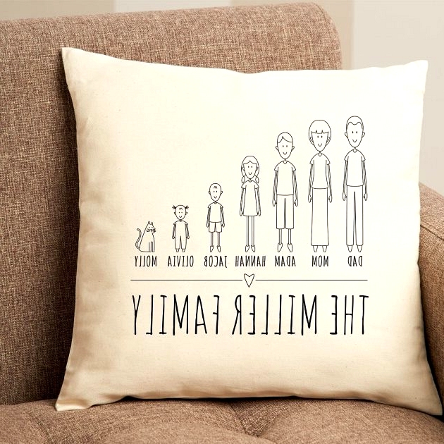 Family Pillow As Xmas Gifts