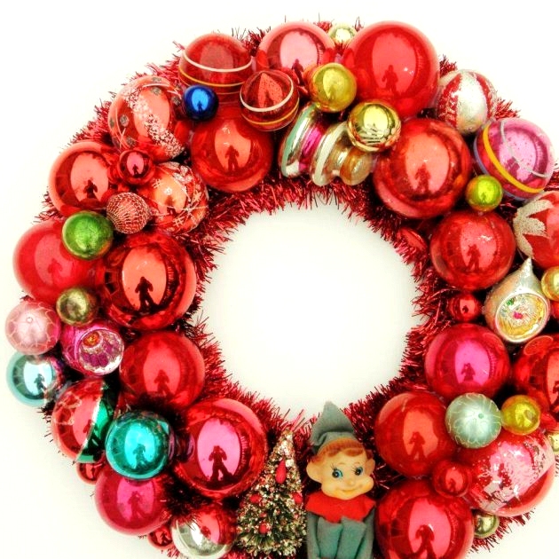 Recycled Christmas Wreath