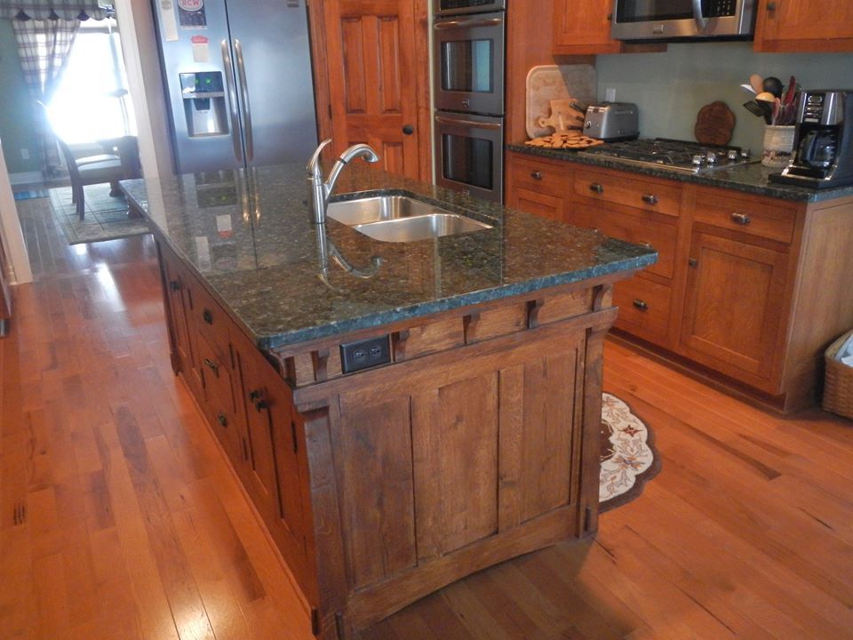 Handmade-Looks Kitchen Island