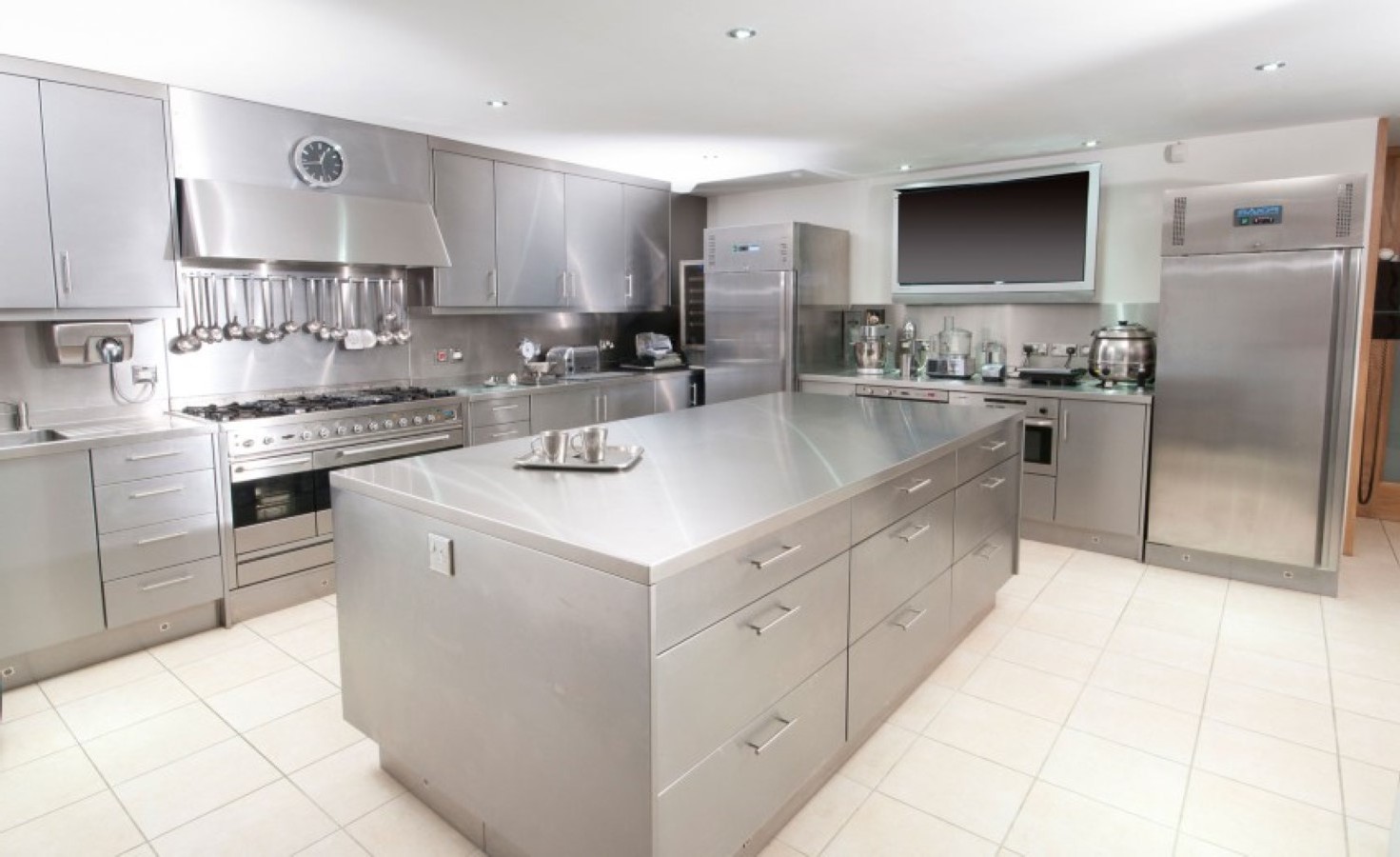 Stainless-steel Kitchen Island