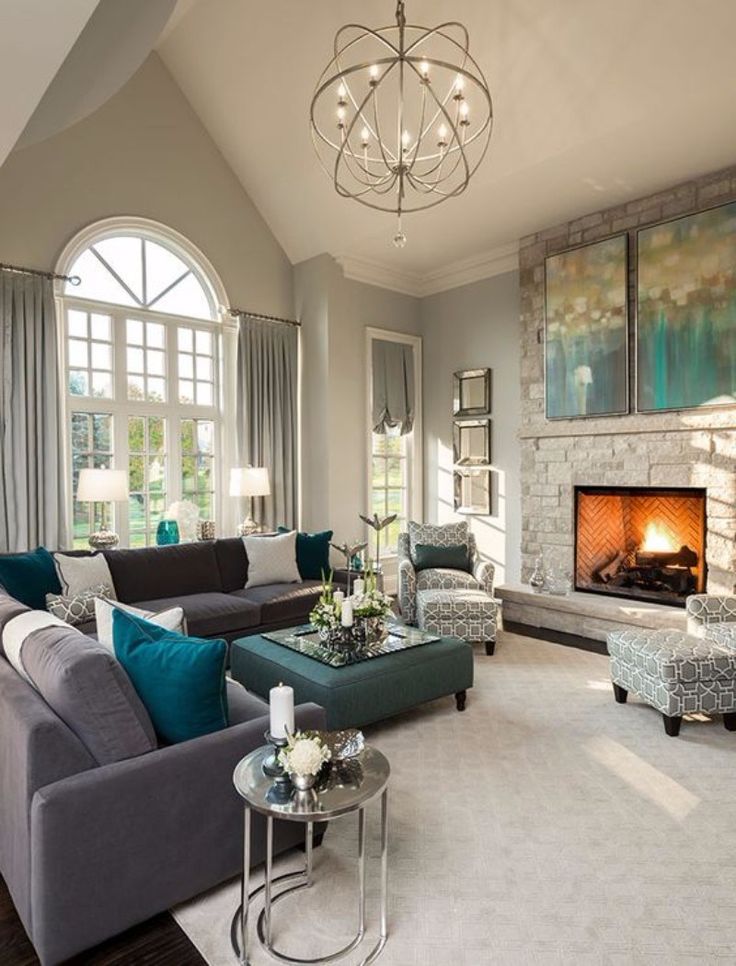 Adding Fireplace For Your Luxury Living Room