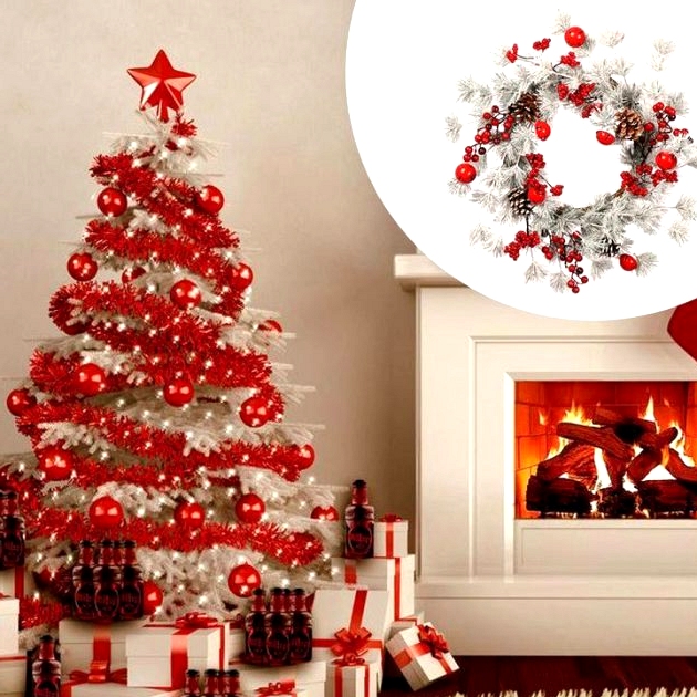 White And Red Christmas Tree Ideas