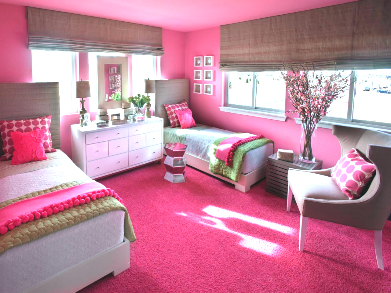 Violet Color Bedroom Ideas