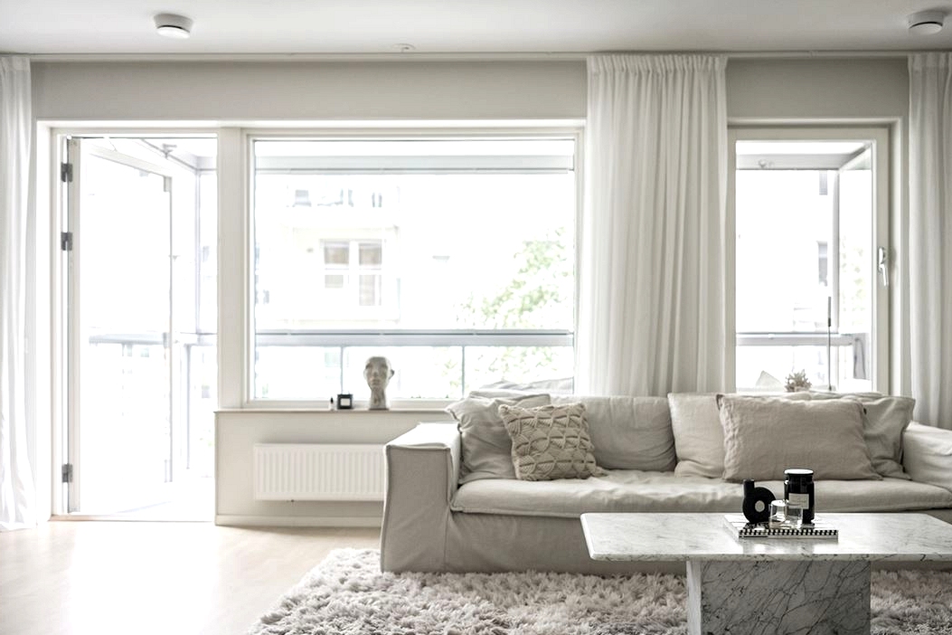 Newly constructed residence with sculptural items