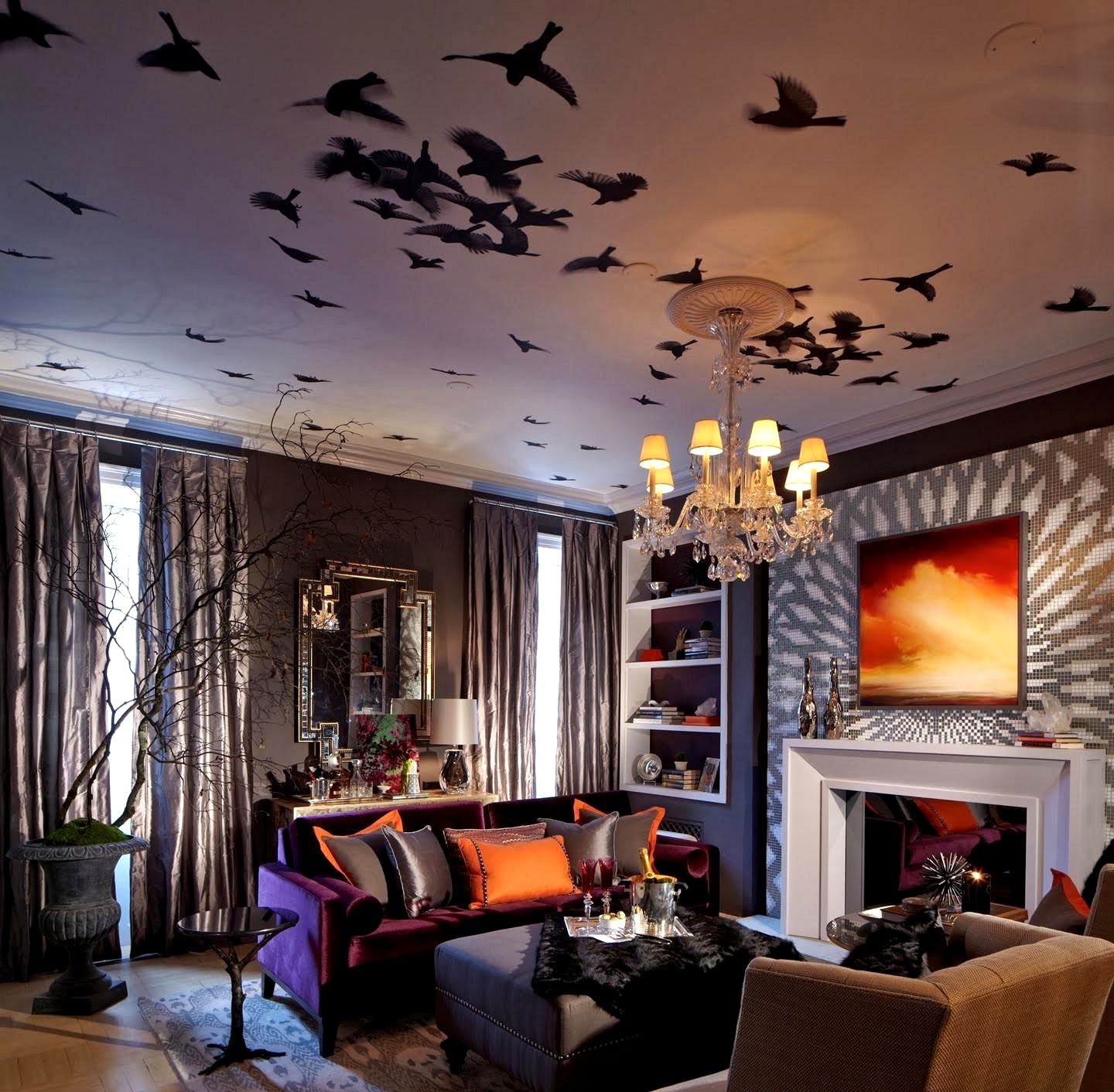 Your Halloween Celebration will be More Fun with these 10 Spooky Living Room Decor Ideas