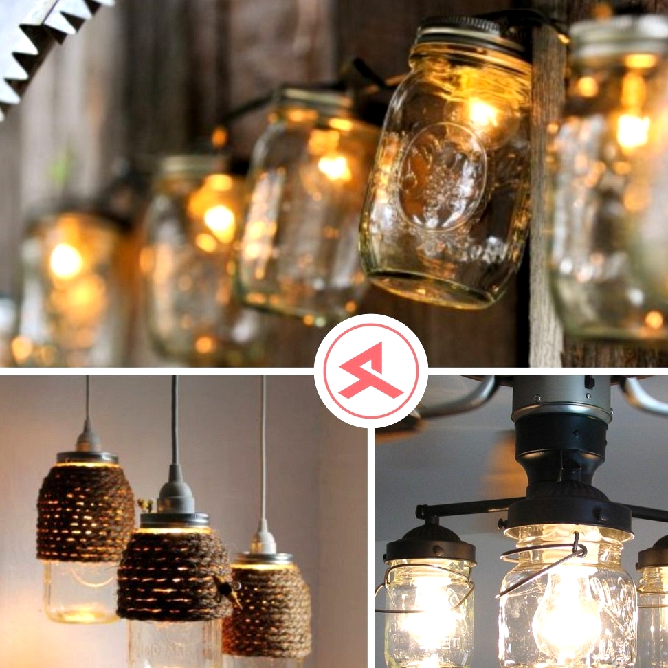 100 Interesting Mason Jar Lighting Projects