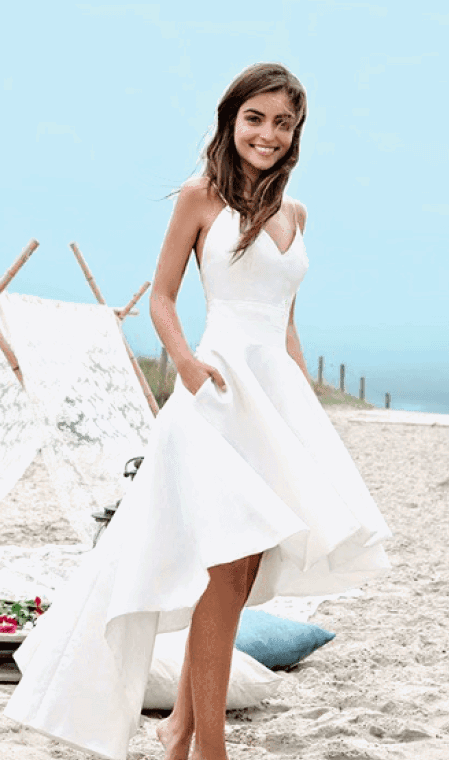 *12 Short Wedding Dresses For You To Walk Down The Aisle In