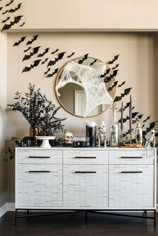 Decorative Scary Bats Wall Decal 