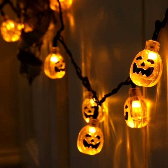 decorative Halloween Pumpkin String Lights