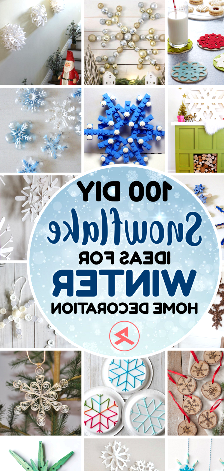 100 DIY Snowflake Ideas for Winter Home Decoration