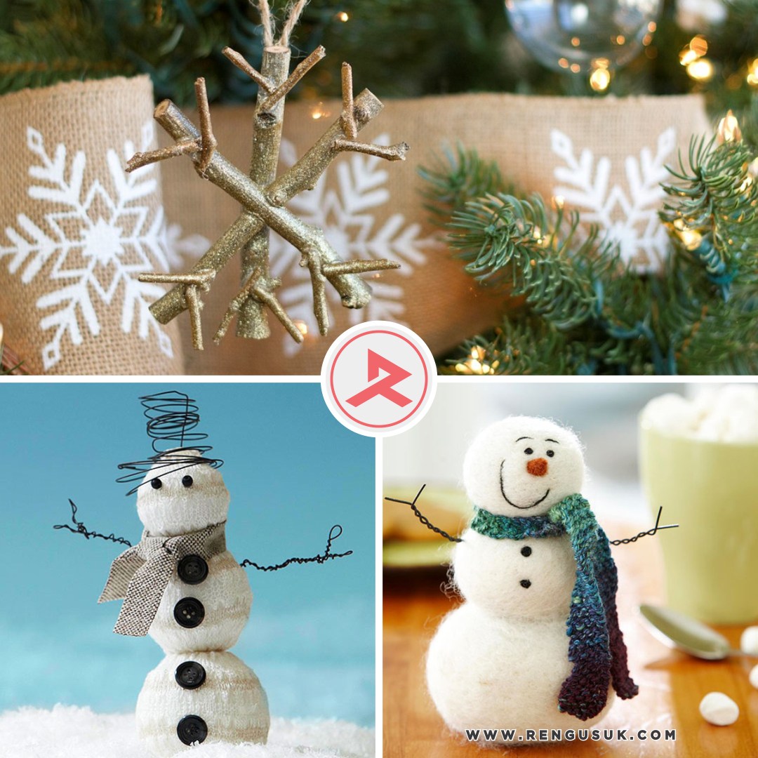 100 Winter Ornament Ideas that Easy to Make