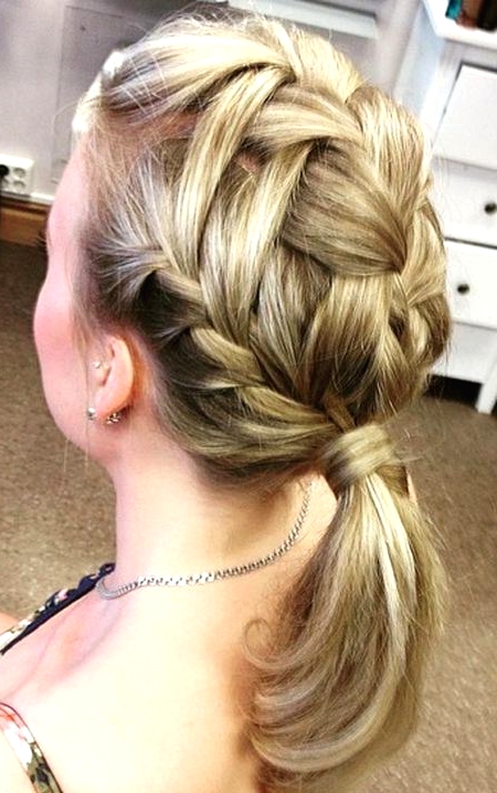 Ponytail with Braids