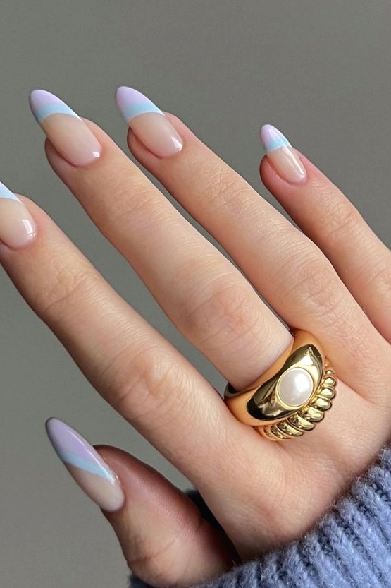 20 Adorable Pastel French Tip Nails for a Chic Spring Look