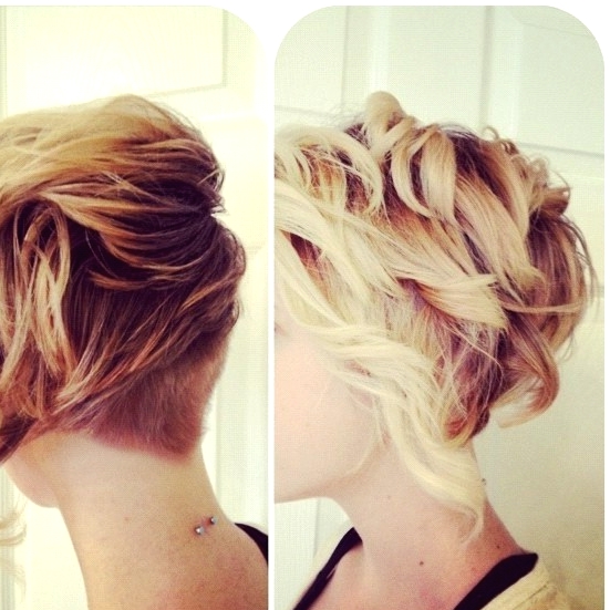 Simple Short Hairstyles: Messy Layered Curls