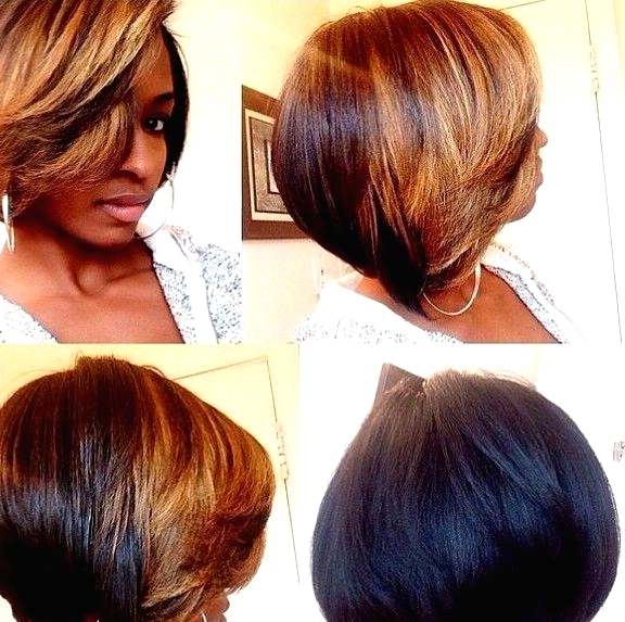 Simple Hairstyle for Short Hair: Bob Haircuts for Black Women