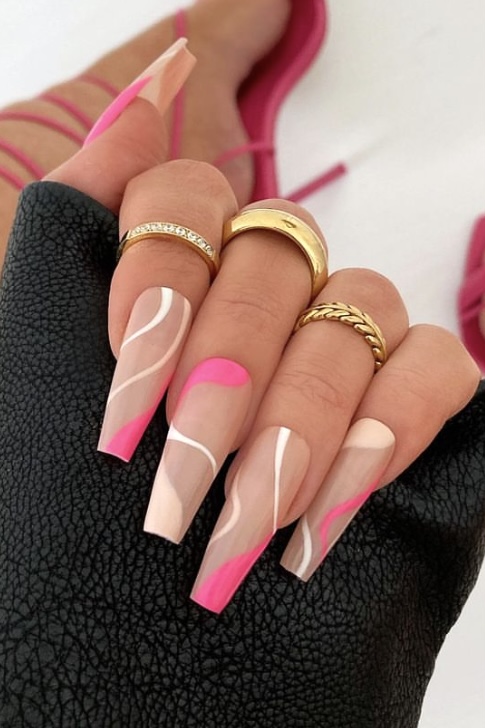 40 Cute Ballerina Shaped Nails: The Best Designs and Colors