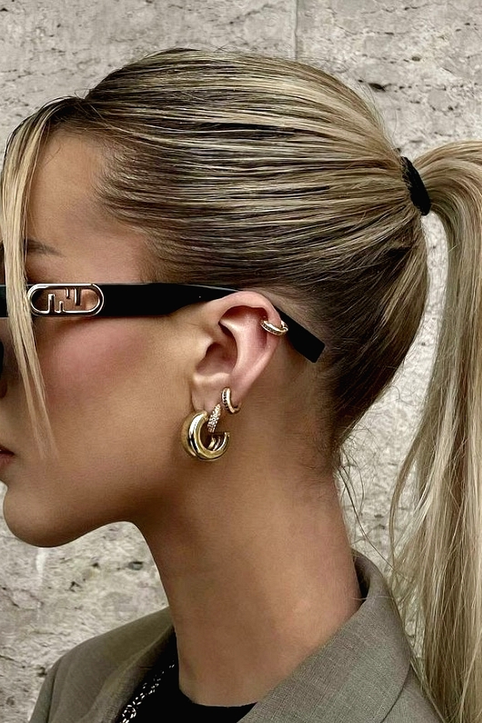 40 Gorgeous Ear Piercing Ideas for Women to Stand Out