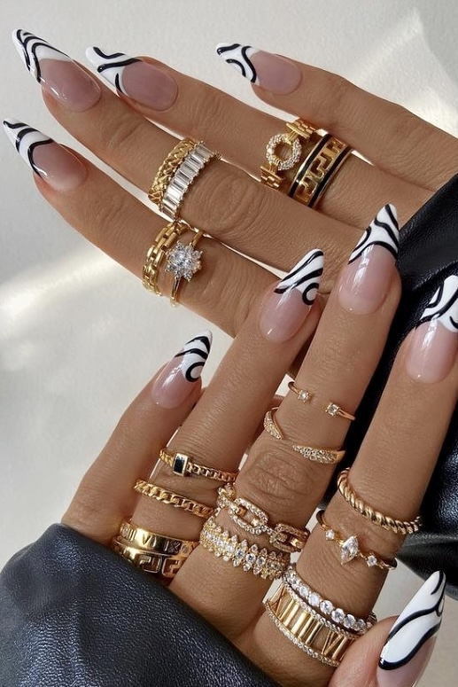 40 Stylish and Unique Zebra Nail Art Designs for You to Try